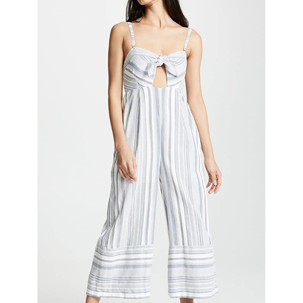 NWT Red Carter Chambray Jumpsuit (XS)